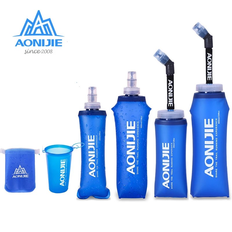 ขวดน้ํา TPU แบบนิ่ม แบบพับได้ 170 มล. 200 มล. 250 มล. 500 มล. 350 มล. 600 มล. AONIJIE SD09 SD10 SD13
