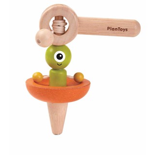 โปรโมชั่น : PlanToys ของเล่นไม้ เสริมพัฒนาการ Spaceship Top ของเล่นไม้ลูกข่างยานอวกาศ