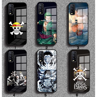 เคสกระจกนิรภัยซิลิโคน Tpu สําหรับ Vivo V17 V15 Pro Y30 Y50 S1 Pro 2021