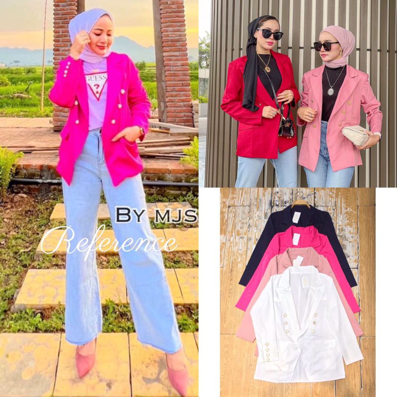 Blazer Import Women Blazer Import Premium Blazer Women Contemporary Women 's Clothing Long Blazer