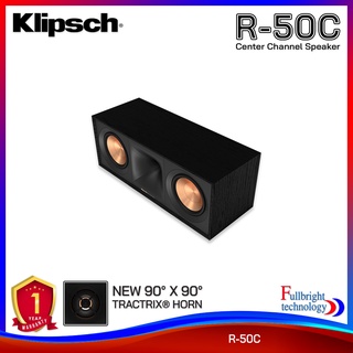 Klipsch R-50C Center Channel Speaker ลําโพงบุ๊คเชลล์ ดอกลำโพงขนาด 4 นิ้ว กำลังขับสูงสุด 200 วัตต์ รับประกันศูนย์ไทย 1 ปี