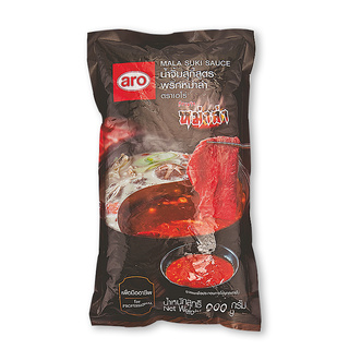&lt; ยอดนิยม  &gt; เอโร่ น้ำจิ้มสุกี้ สูตรหม่าล่า 900 กรัม aro Mala Suki Sauce 900 g
