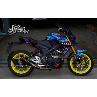 สติ๊กเกอร์ Full Body ลาย ฉลามมอนเตอร์ เต็มคัน รถรุ่น YAMAHA MT 15