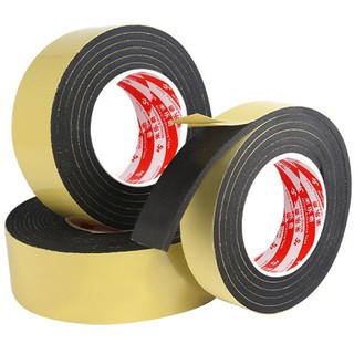 evaฟองน้ำเทปโฟมสีดำสติกเกอร์กาวหน้าเดียวหนาโฟมฟองน้ำแถบกันกร…