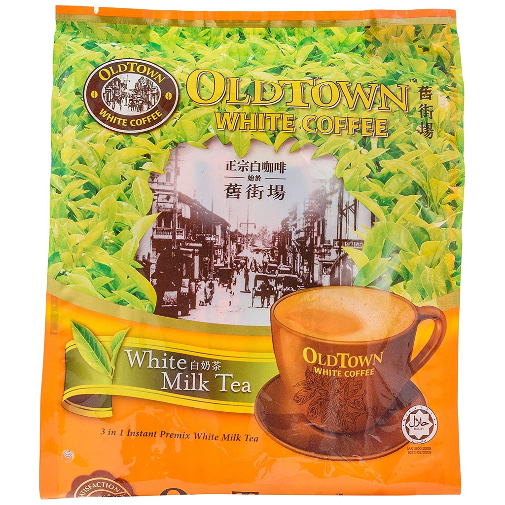 ชานมสำเร็จรูป OLD TOWN 3 in 1 White Milk Tea ขนาด 13 ซอง x 40 กรัม (สินค้านำเข้า)