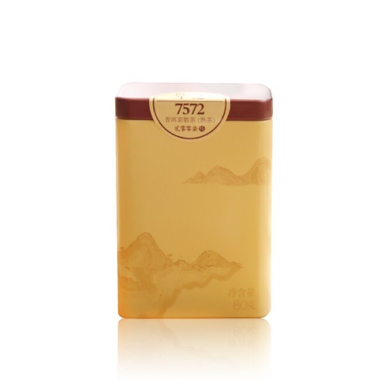 ชาผู่เอ๋อร์ แบรนด์ต้าอี้ TAETEA ชาสุก เฉินเหนียน เท่อซ่วน 7572 80กรัม (Vintage selected 7572)