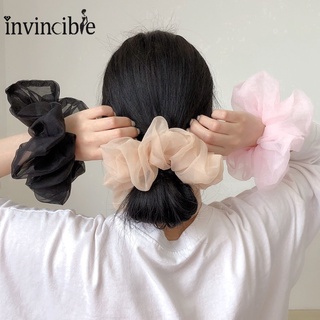 Oversized Organza Elastic Hair Rope/ Elegant Large Fairy Chiffon Ponytail Holder Women Girls Hair Accessories