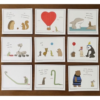 Magnet ติดตู้เย็น ตู้เอกสาร (1 เซต 9 ชิ้น)~ Liz Climo