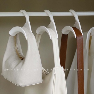 Bag Hooks Arch Bag Storage Hangers Wide Mouth Practical Wardrobe Hanging Korean Style Simple Anti-Crinkle Belt Tie Silk Scarf Hat Rack