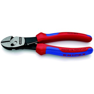 KNIPEX TwinForce High Performance Diagonal Cutter 180 mm คีมตัดทแยงมุมประสิทธิภาพสูง - 180 มม. รุ่น 7372180F