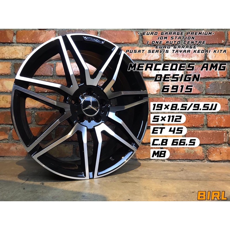 Mercedes AMG DESIGN 6915 19INC ล้อ W204 W205 W212 W213 W220 CL C215