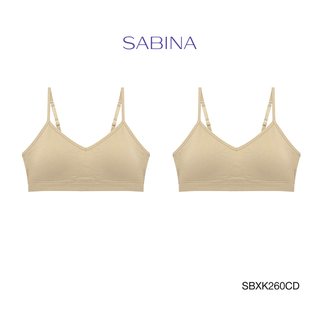 Sabina เสื้อชั้นใน (Set 2 ชิ้น) รุ่น Soft Collection รหัส SBXK260CD สีเนื้อเข้ม