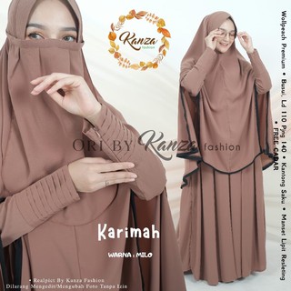  - Kanza - KANZA - GAMIS SYARI - GAMIS POLOS - GAMIS - ORI SOLO - KARIMAH SET SYARI ผลิตภัณฑ์ดั้งเดิม โดย KANZA