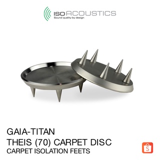 IsoAcoustics GAIA-TITAN Theis Carpet Disc - สไปค์ขาตั้งลำโพง - Carpet Isolation Feets