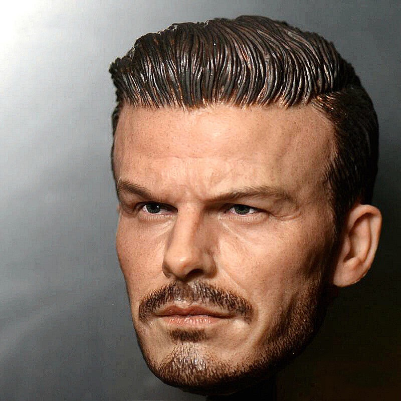 1//6 David Beckham Head Sculpt  Male Head Model F Narrow Shoulder Figure Body Toy