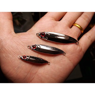 เหยื่อไมโครจิ๊กโครเมี่ยมทรงยอดนิยมไมโครจิ๊ก 5/10/15 กรัม microjig5/10/15 g