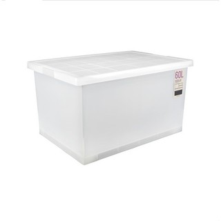 กล่องซ้อนได้มีฝา J5225 40.9x59x32.8 ซม. สีขาว