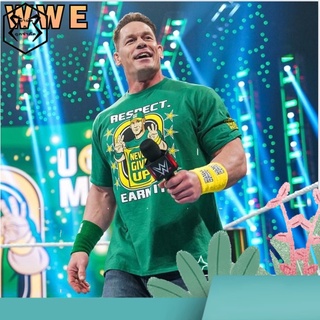 เสื้อยืดแขนสั้น พิมพ์ลาย WWE - John Cena "Earn The Day"