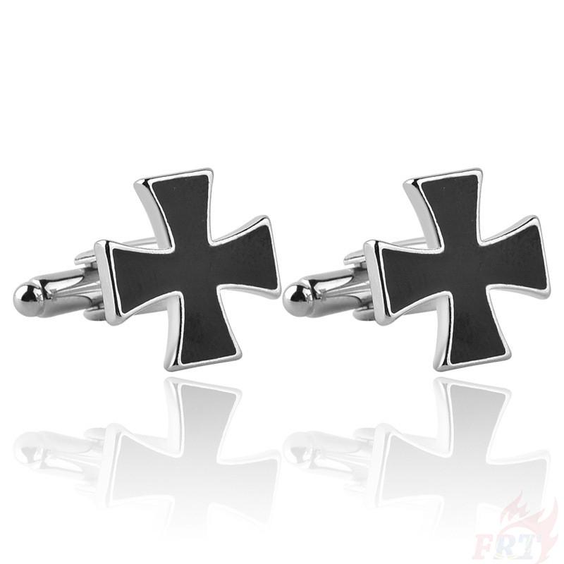 ❉ Cross คัฟลิงค์ ❉2Pcs/Pair Fashion Shirt Cufflinks Cuff Button