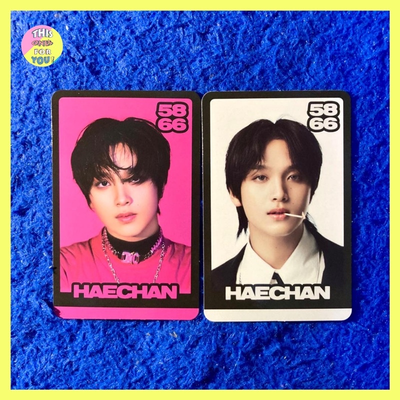 [READY] HAECHAN NCT DREAM OFFICIAL Concept Glitch version Photocard PC จาก Glitch Fashion Pop Up Sto