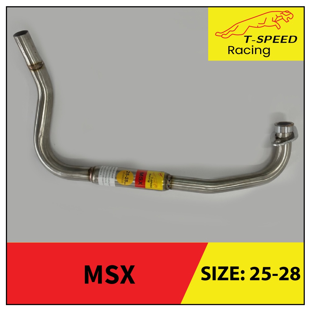 คอท่อ Honda MSX ตัวเก่า 🔩 Stainless steel แท้ เกรด 304 หนา: 1.2 มิลลิเมตร  มีขนาดให้เลือก:  Size 25 