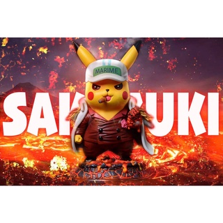 NEWBRA - Pikachu as Akainu โมเดล เรซิ่น ของแท้ พร้อมส่ง