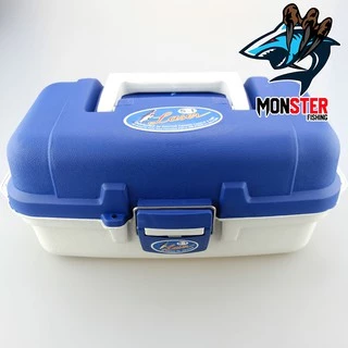 กล่องอเนกประสงค์เลเซอร์ 2 ชั้น Laser Tackle Box E-1 กล่องใส่อุปกรณ์ตกปลา