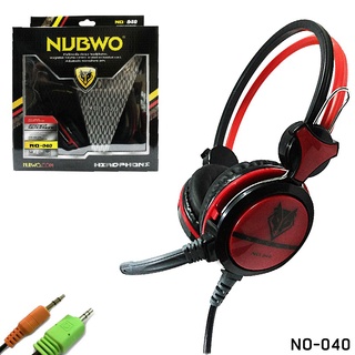 NUBWO NO-040 Headset หูฟังเกมมิ่ง มีไมค์ Gaming Headphone