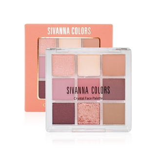 SIVANNA COLORS CRYSTAL FACE PALETTE HF651 | ซีเวนน่า คัลเลอร์ส คริสตัล เฟส พาเลทท์