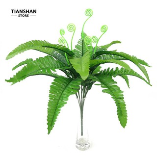 TianShan ประดิษฐ์ใบพืชเปอร์เซียหญ้า Fern สำนักงานตกแต่งบ้านสวน