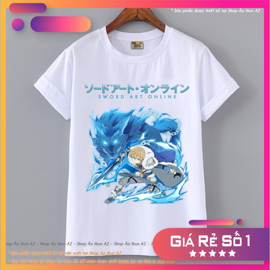 อะนิเมะ Sword Art Online SAO Eugeo Alicization เสื้อยืด M2484