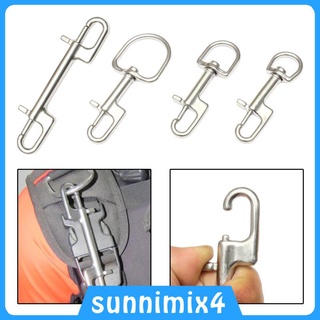 Stainless Steel Swivel Snap Hook Clip for Scuba Diving Part Tool Accessories