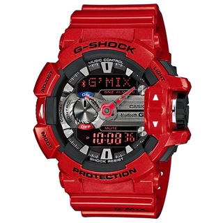 Casio G-Shock นาฬิกาข้อมือผู้ชาย สายเรซิ่น รุ่น GBA-400-4A สีแดง จากร้าน henghengwatch