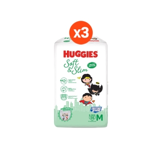 โปรโมชั่น : 2022MALL66 ลดเพิ่ม10% ลายใหม่ ซูเปอร์ฮีโร่ Huggies Gold Soft  Slim Pants S-XXL แพมเพิสเด็ก ผ้าอ้อมเด็กพรีเมียม ฮักกี้ส์ โกลด์ ซอฟท์แอนด์สลิม แบบกางเกง 3 แพ็ค
