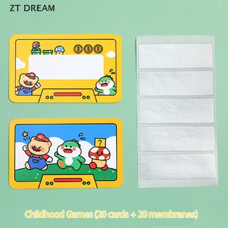 ZTD DIY lucky scratch lottery scratch card coated with childrens educational statio 07