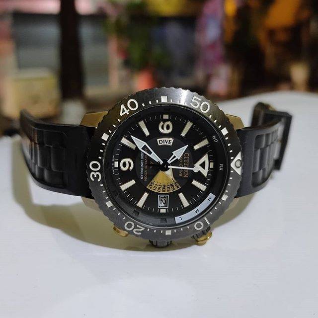 Citizen Watch PROMASTER Pro-Master Diver's นาฬิกาข้อมือ วิทยุ Eco-Drive PMD56-2983 (Unit)