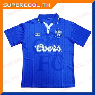 Chelsea Home 1995/1997 เสื้อเชลซีย้อนยุค เสื้อเชลซีรุ่นเก่า เสื้อบอลเชลซีย้อนยุค coors