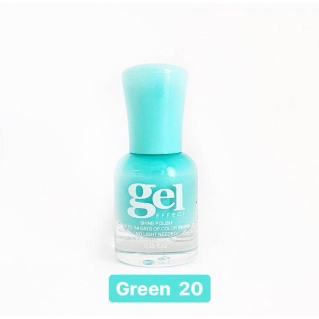 ยาทาเล็บกึ่งเจล ยาทาเล็บเจล​ ยาทาเล็บ​ Gel Effect  ยาทาเล็บไม่ต้องอบ​ สีชัด ดุจสีเจล แห้งไว 💅 - รูปที่ 3
