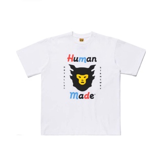 เสื้อผ้าผชเสื้อยืด Human Made  เสื้อยืดพิมพ์ลายหัวสิงห์S-5XL