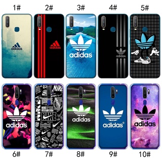 เคสใส ลายโลโก้ดอกไม้ Adidas สําหรับ OPPO A59 A77 A8 A31 A83 A1 A93 F1s 2020 MZD3