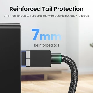 UGREEN Kabel Jaringan Lan Ethernet Cat8 Rj45 40 Gbps โมเดล Kepang 20 ม .