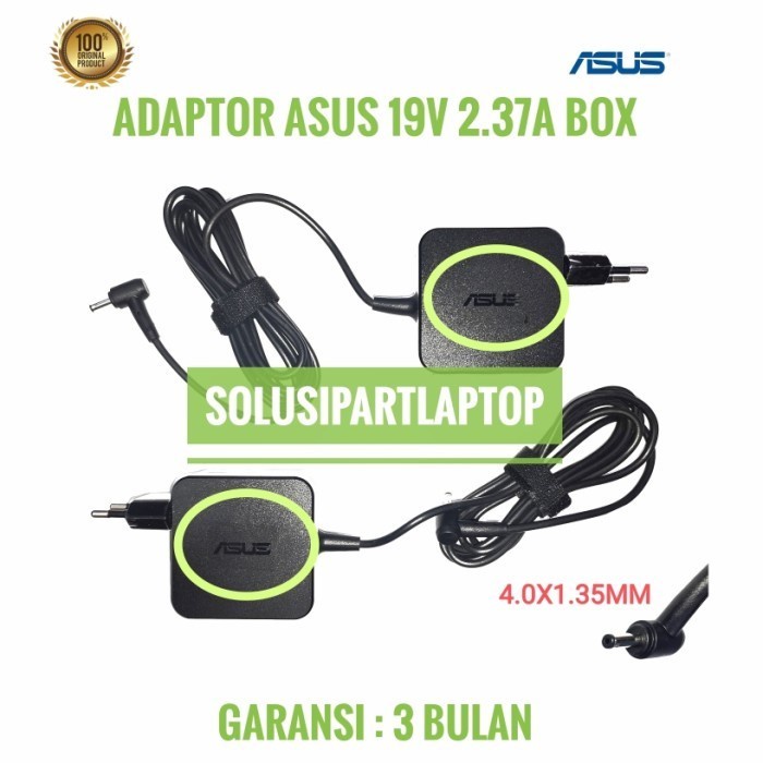 อะแดปเตอร์ชาร์จแท้ Asus Q525UA Q525U Q525 Q324 Q324U Q324UA 19V 2.37A 4.0X1.35MM