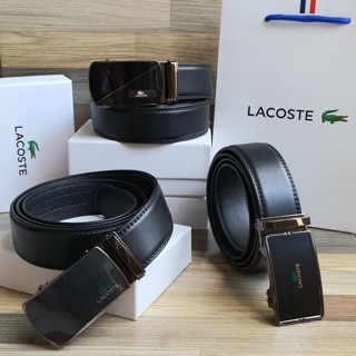 ส่งฟรี ‼️พร้อมส่งเซตเข็มขัดสุดเท่ห์ LACOSTE BELT ผลิตจากหนังที่มีคุณภาพตัดเย็บอย่างดี