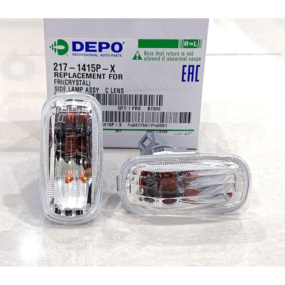 (Depo) ไฟแก้ม ไฟแก้มข้าง ไฟเลี้ยวข้าง HONDA CIVIC ES ซีวิค 2001 2002 2003 2004 2005 ลายเพชร