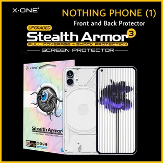 Nothing Phone 2 / Nothing Phone 1 X-One Stealth Armor 3 ตัวป้องกันหน้าจอเกมนาโนไฮโดรเจล แบบใส เนื้อแมตต์