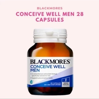 Blackmores Conceive Well Men Gold วิตามินเตรียมพร้อมการมีลูกสำหรับผู้ชาย บำรุงอสุจิ Blackmore