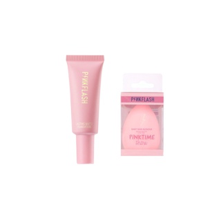 Pinkflash รองพื้น ควบคุมความมัน และพัฟฟองน้ำ