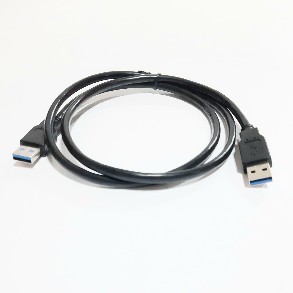 สายUSB 3.0  male to male (ผู้-ผู้)  ยาว50cm ยาว1M สีดำ คุณภาพอย่างดี สินค้ามีพร้อมส่ง