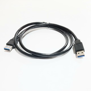 สายUSB 3.0  male to male (ผู้-ผู้)  ยาว50cm ยาว1M สีดำ คุณภา…