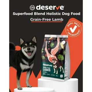 [PETClub] deserve Holistic Grain Free - อาหารเม็ดสุนัข สูตรเกรนฟรี แกะ 1.5kg.